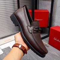$85.00 USD Salvatore Ferragamo Leather Shoes For Men #1163730