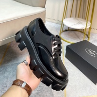 $100.00 USD Prada Leather Shoes For Women #1163848