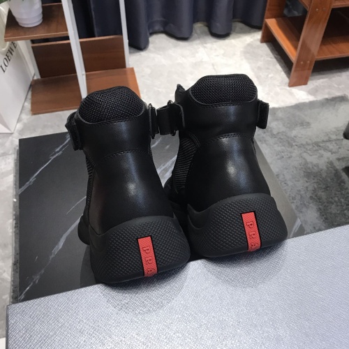Replica Prada High Top Shoes For Men #1164163 $72.00 USD for Wholesale