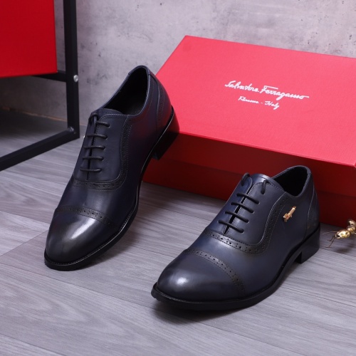Salvatore Ferragamo Leather Shoes For Men #1164220 $82.00 USD, Wholesale Replica Salvatore Ferragamo Leather Shoes