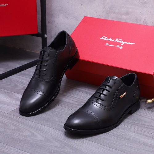 Salvatore Ferragamo Leather Shoes For Men #1164221 $82.00 USD, Wholesale Replica Salvatore Ferragamo Leather Shoes