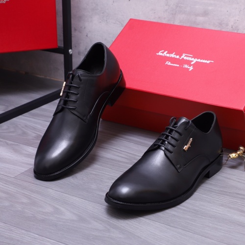 Salvatore Ferragamo Leather Shoes For Men #1164222