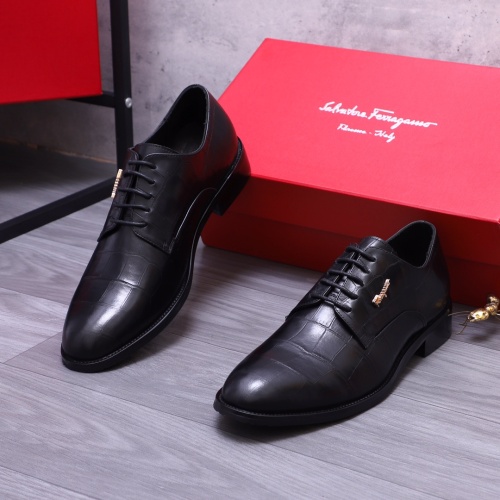 Salvatore Ferragamo Leather Shoes For Men #1164223 $82.00 USD, Wholesale Replica Salvatore Ferragamo Leather Shoes