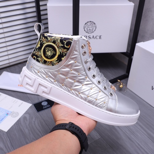 Replica Versace High Tops Shoes For Men #1164237 $76.00 USD for Wholesale