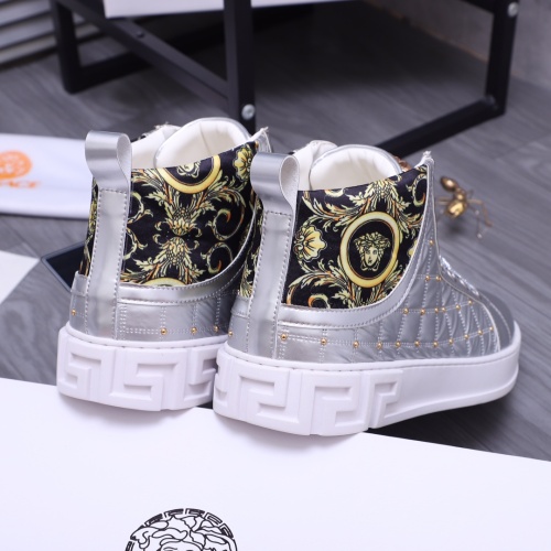 Replica Versace High Tops Shoes For Men #1164237 $76.00 USD for Wholesale