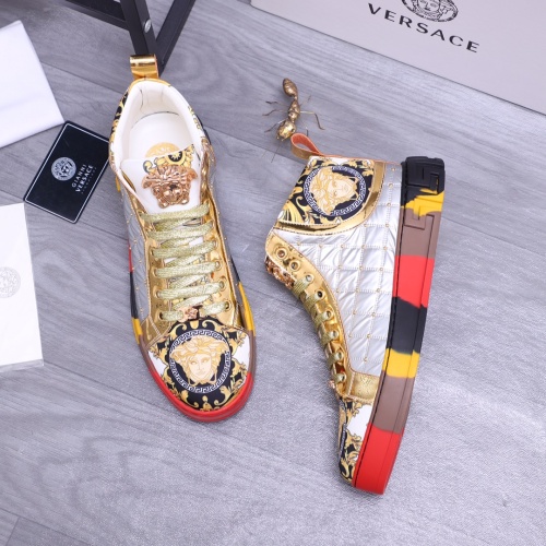 Replica Versace High Tops Shoes For Men #1164239 $76.00 USD for Wholesale