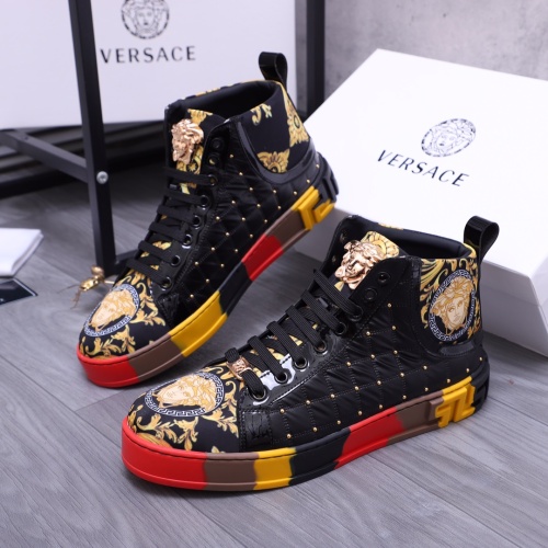 Versace High Tops Shoes For Men #1164240