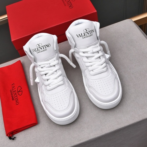 Replica Valentino High Tops Shoes For Men #1164255 $115.00 USD for Wholesale