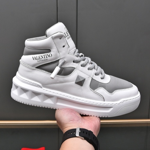 Replica Valentino High Tops Shoes For Men #1164256 $115.00 USD for Wholesale