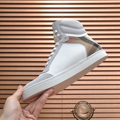 Replica Burberry High Tops Shoes For Men #1164276 $98.00 USD for Wholesale