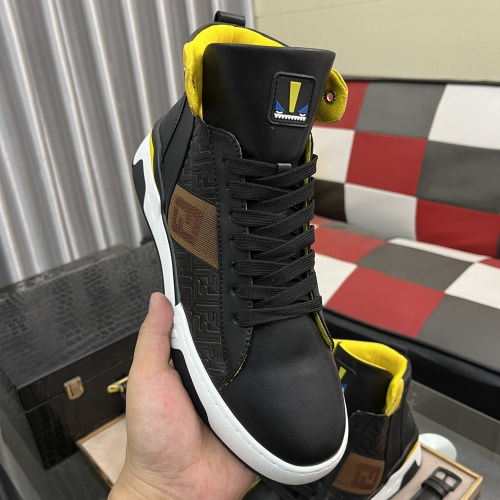 Replica Fendi High Tops Casual Shoes For Men #1164278 $82.00 USD for Wholesale