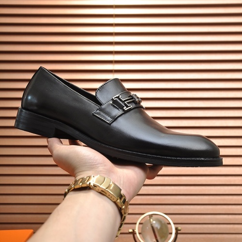 Replica Hermes Leather Shoes For Men #1164280 $88.00 USD for Wholesale