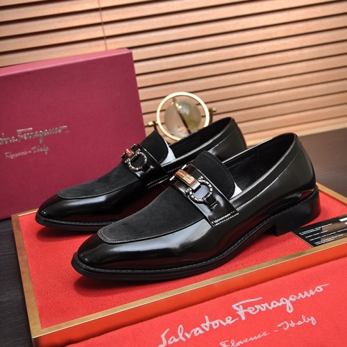 Salvatore Ferragamo Leather Shoes For Men #1164282 $88.00 USD, Wholesale Replica Salvatore Ferragamo Leather Shoes