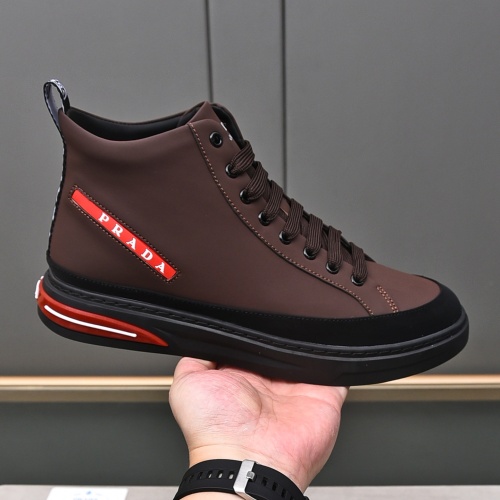 Replica Prada High Top Shoes For Men #1164296 $82.00 USD for Wholesale