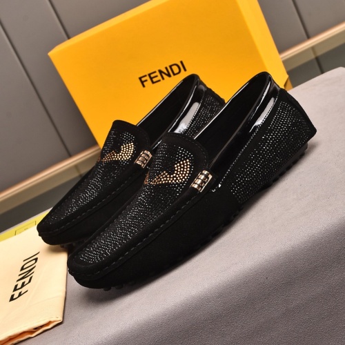 Fendi Leather Shoes For Men #1164349 $72.00 USD, Wholesale Replica Fendi Leather Shoes