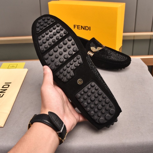 Replica Fendi Leather Shoes For Men #1164349 $72.00 USD for Wholesale