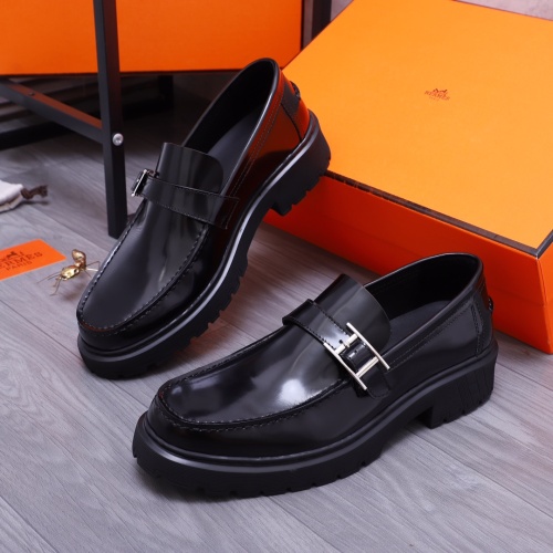 Hermes Leather Shoes For Men #1164389 $130.00 USD, Wholesale Replica Hermes Leather Shoes