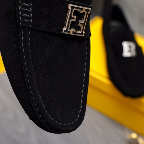Replica Fendi Leather Shoes For Men #1164442 $72.00 USD for Wholesale
