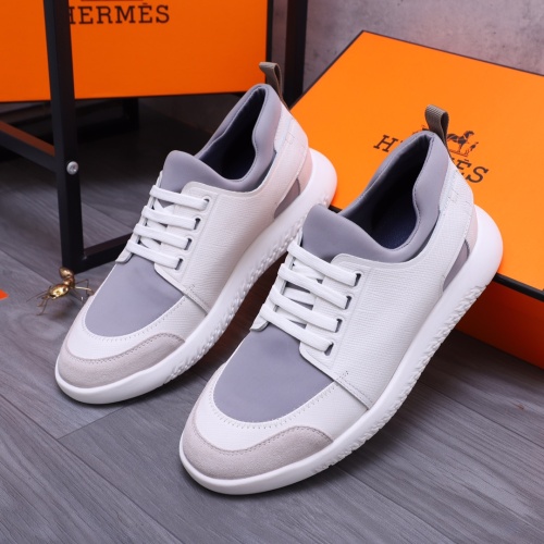 Replica Hermes Casual Shoes For Men #1164447 $88.00 USD for Wholesale