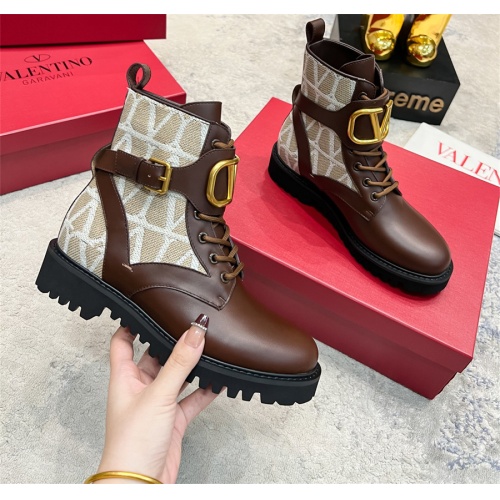 Replica Valentino Boots For Women #1164633 $112.00 USD for Wholesale