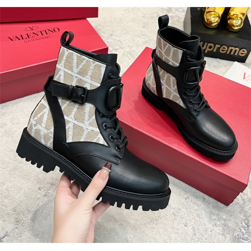 Replica Valentino Boots For Women #1164634 $112.00 USD for Wholesale