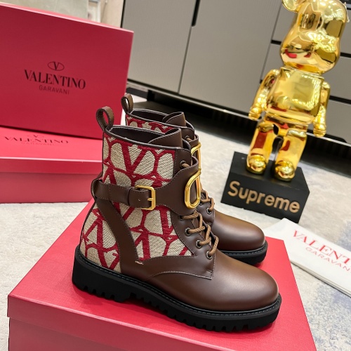 Replica Valentino Boots For Women #1164639 $112.00 USD for Wholesale