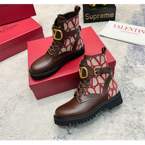 Replica Valentino Boots For Women #1164639 $112.00 USD for Wholesale
