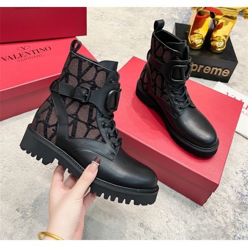 Replica Valentino Boots For Women #1164642 $112.00 USD for Wholesale