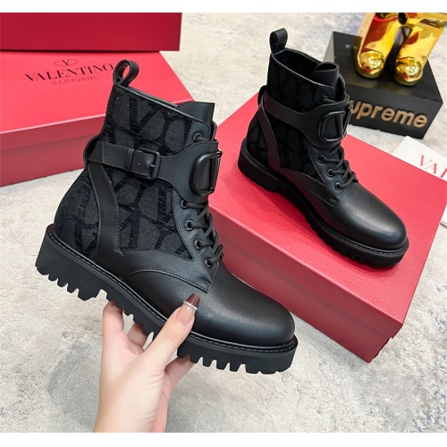 Replica Valentino Boots For Women #1164644 $112.00 USD for Wholesale