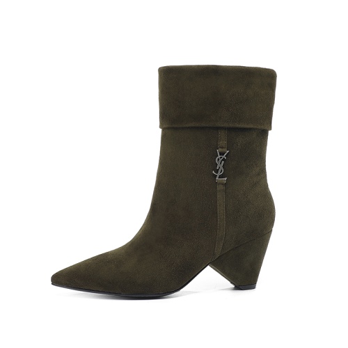 Replica Yves Saint Laurent YSL Boots For Women #1164702 $130.00 USD for Wholesale