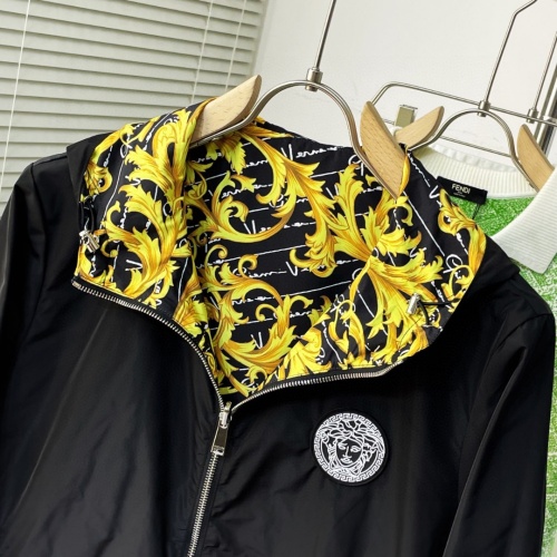 Replica Versace Jackets Long Sleeved For Men #1164764 $130.00 USD for Wholesale