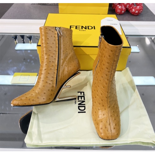 Replica Fendi Fashion Boots For Women #1164951 $125.00 USD for Wholesale