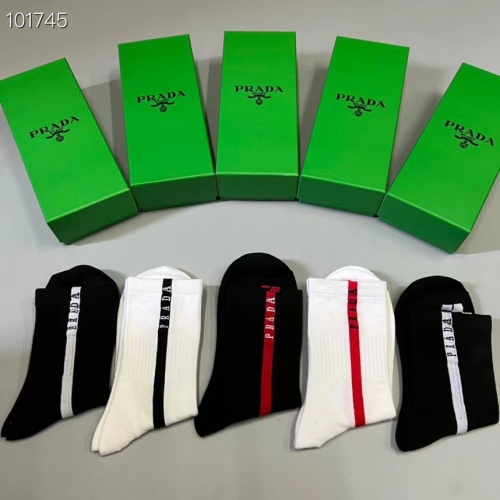 Replica Prada Socks #1165013 $29.00 USD for Wholesale