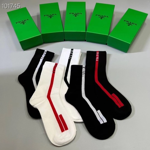 Replica Prada Socks #1165013 $29.00 USD for Wholesale