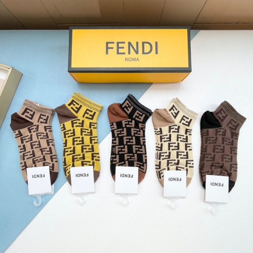 Replica Fendi Socks #1165022 $27.00 USD for Wholesale