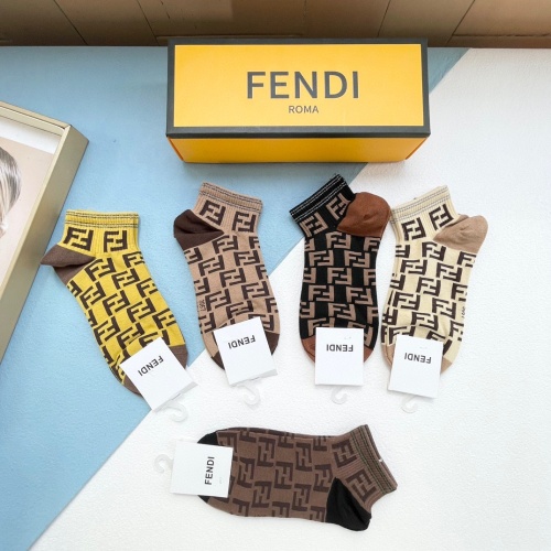 Replica Fendi Socks #1165022 $27.00 USD for Wholesale