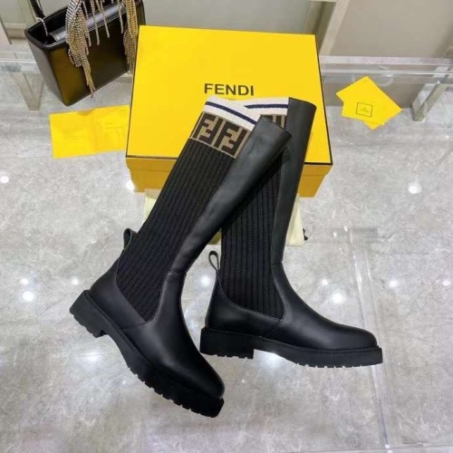 Fendi Fashion Boots For Women #1165169 $100.00 USD, Wholesale Replica Fendi Fashion Boots