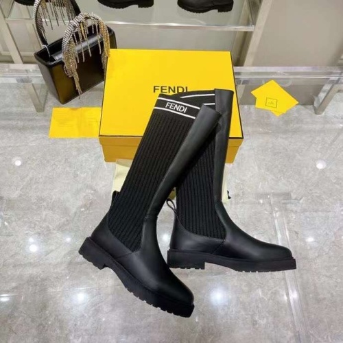 Fendi Fashion Boots For Women #1165170 $100.00 USD, Wholesale Replica Fendi Fashion Boots
