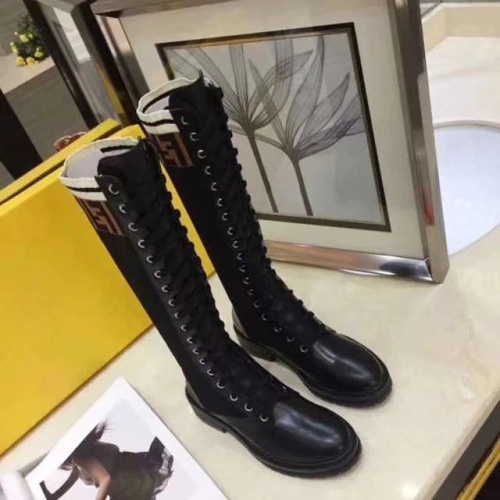 Replica Fendi Fashion Boots For Women #1165171 $108.00 USD for Wholesale