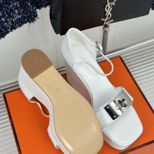 Replica Hermes Sandal For Women #1165222 $125.00 USD for Wholesale