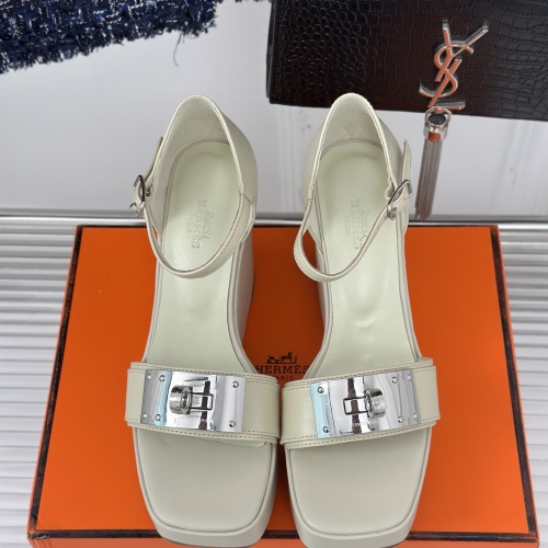 Replica Hermes Sandal For Women #1165227 $125.00 USD for Wholesale