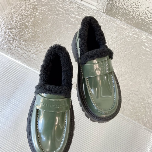 Replica Balenciaga Leather Shoes For Women #1165263 $118.00 USD for Wholesale