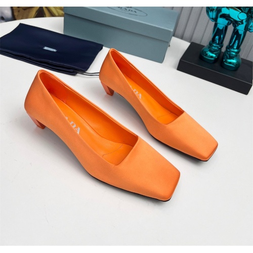 Prada High-heeled Shoes For Women #1165346 $105.00 USD, Wholesale Replica Prada High-heeled Shoes