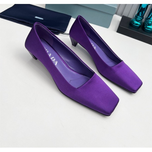 Prada High-heeled Shoes For Women #1165349 $105.00 USD, Wholesale Replica Prada High-heeled Shoes