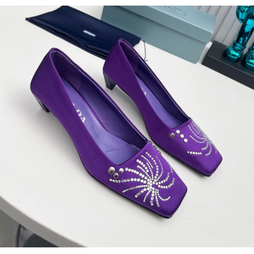 Prada High-heeled Shoes For Women #1165404 $112.00 USD, Wholesale Replica Prada High-heeled Shoes