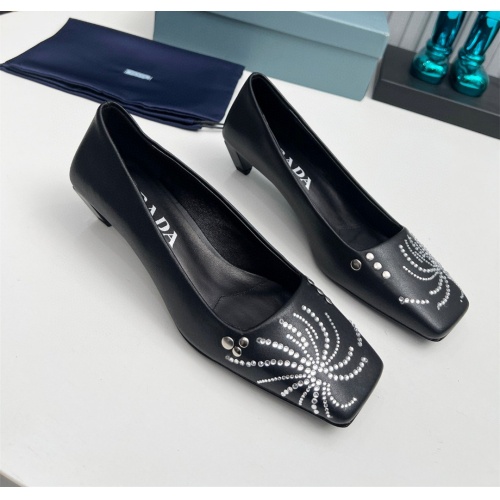 Prada High-heeled Shoes For Women #1165408 $112.00 USD, Wholesale Replica Prada High-heeled Shoes