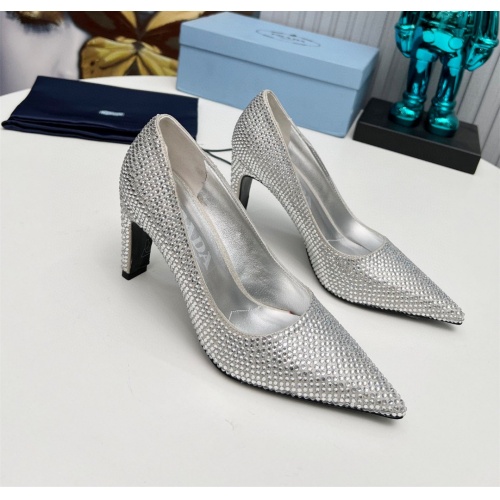Prada High-heeled Shoes For Women #1165462 $118.00 USD, Wholesale Replica Prada High-heeled Shoes