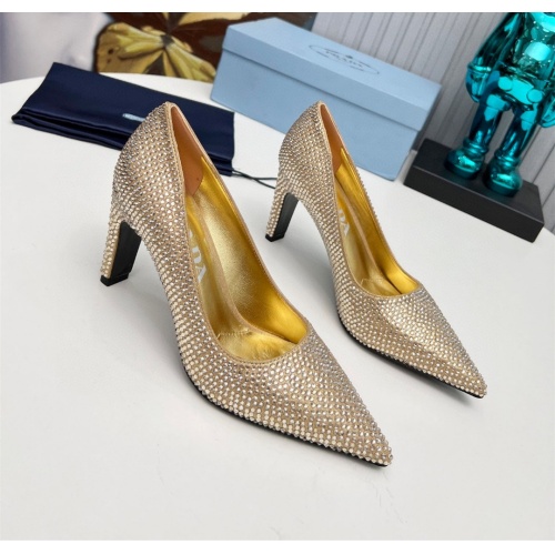 Prada High-heeled Shoes For Women #1165463 $118.00 USD, Wholesale Replica Prada High-heeled Shoes