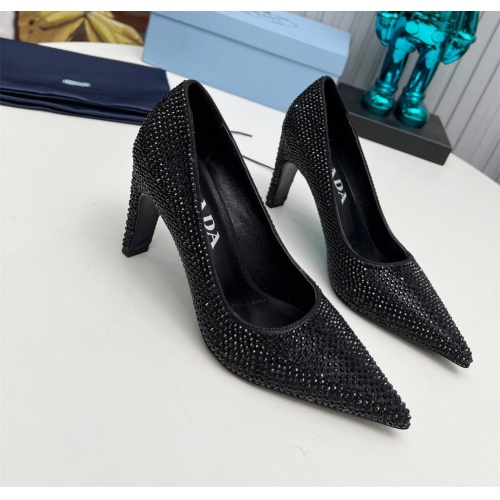 Prada High-heeled Shoes For Women #1165464 $118.00 USD, Wholesale Replica Prada High-heeled Shoes