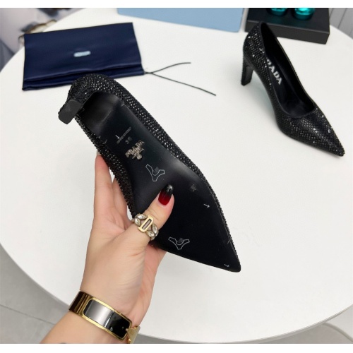 Replica Prada High-heeled Shoes For Women #1165464 $118.00 USD for Wholesale